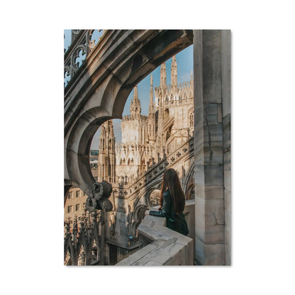 Poster Balcon sur Milan