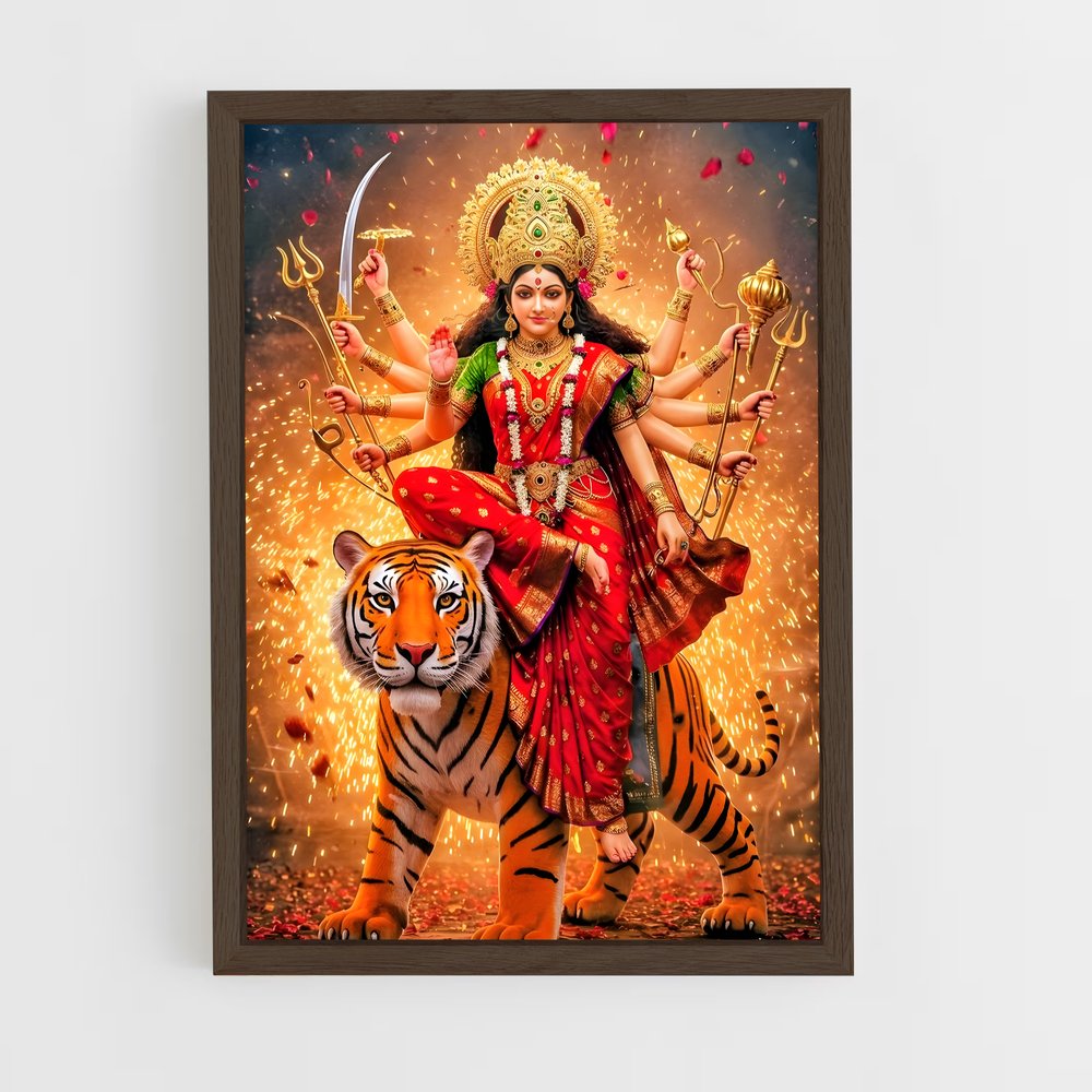 ap-durga-10 cadre Bois foncé