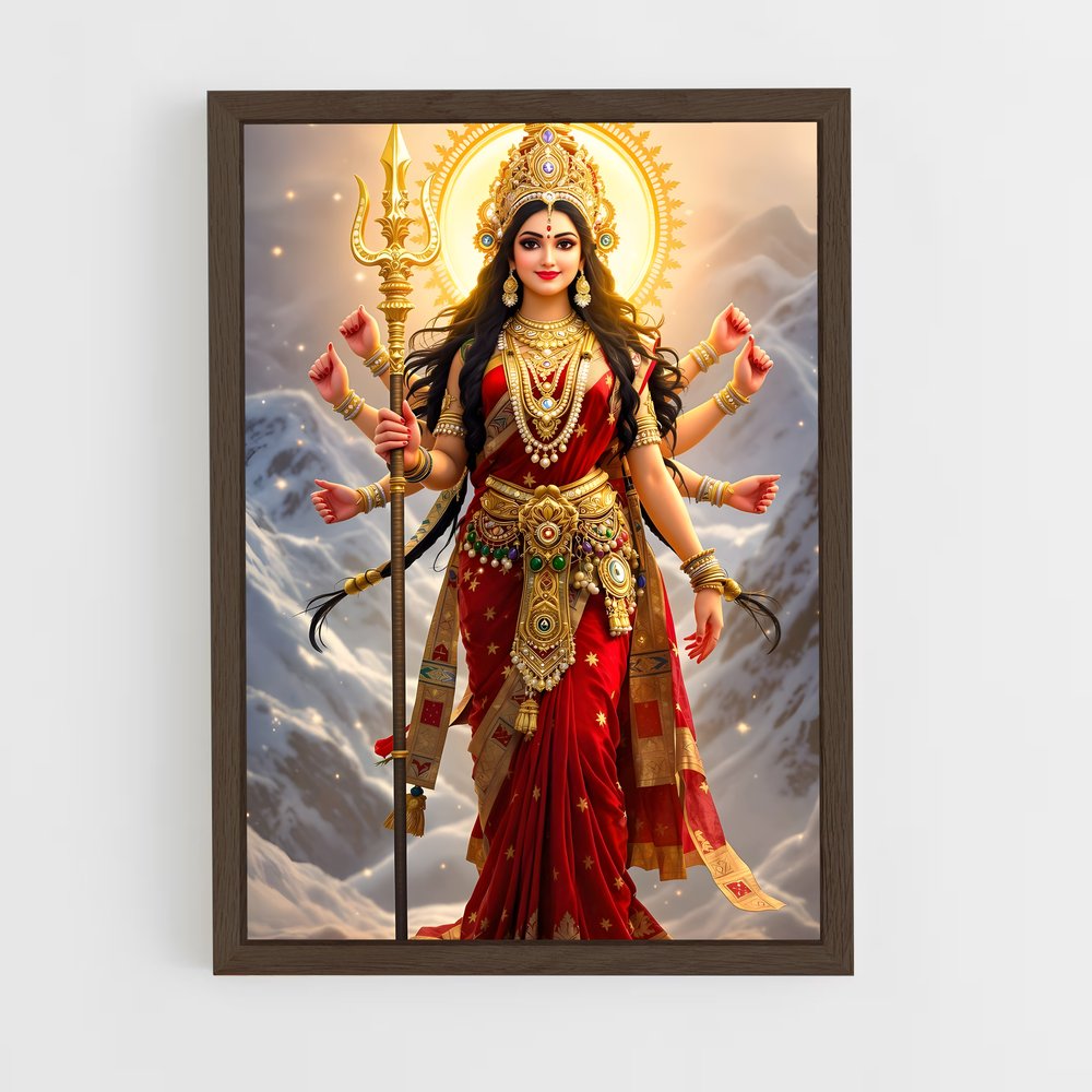 ap-durga-12 cadre Bois foncé