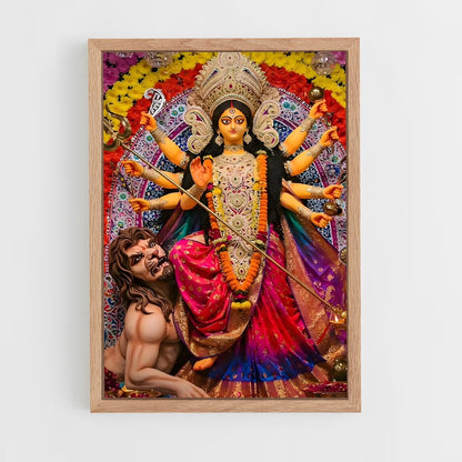 ap-durga-16 cadre Bois clair