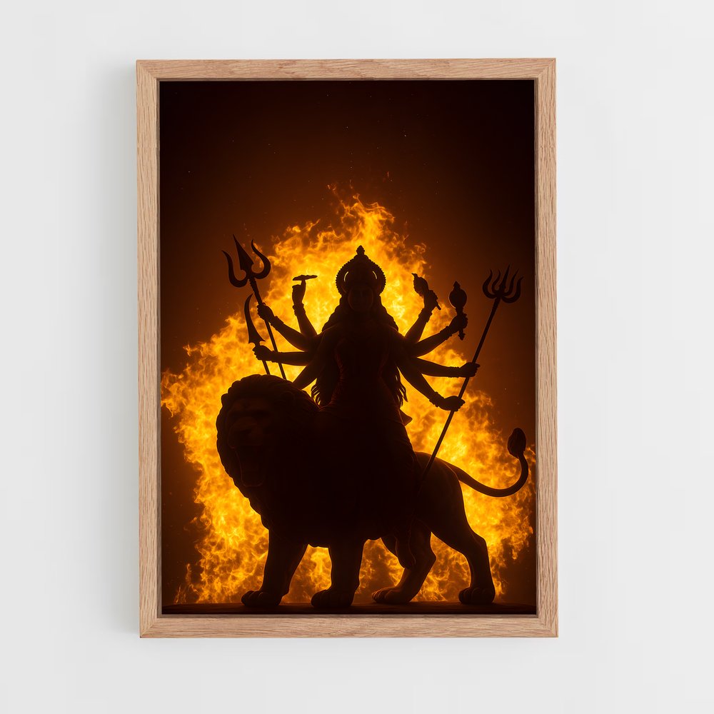 ap-durga-4 cadre Bois clair