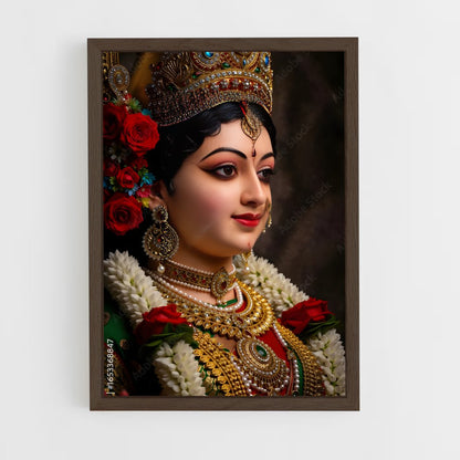 ap-durga-5 cadre Bois foncé