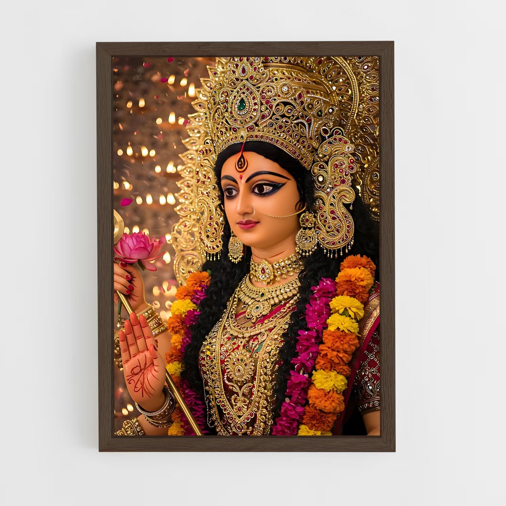 ap-durga-6 cadre Bois foncé