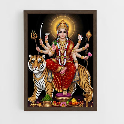 ap-durga-7 cadre Bois foncé
