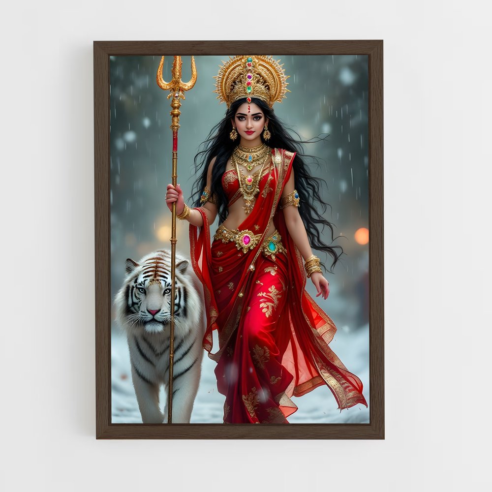 ap-durga-9 cadre Bois foncé