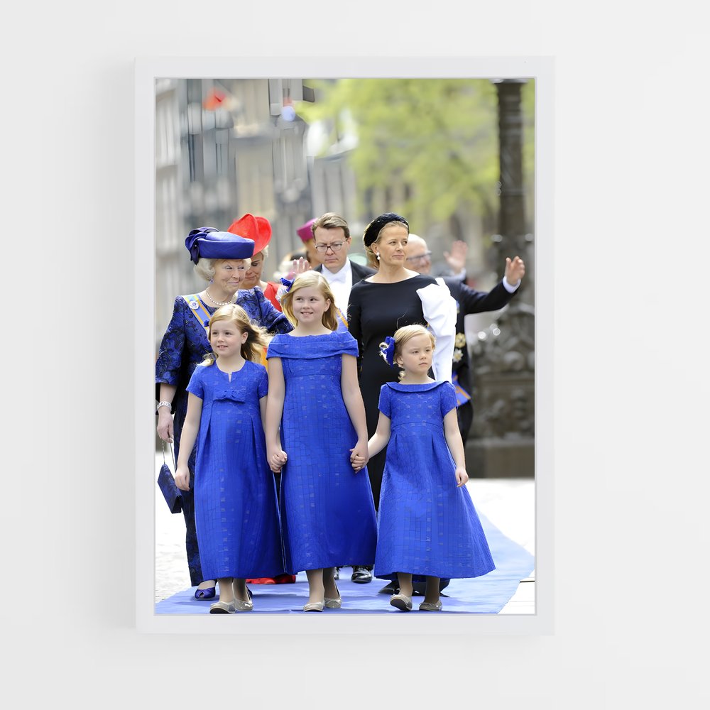 ap-dutch royal family-2 cadre Blanc