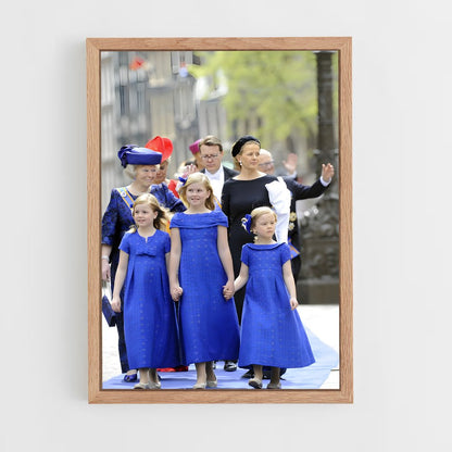 ap-dutch royal family-2 cadre Bois clair