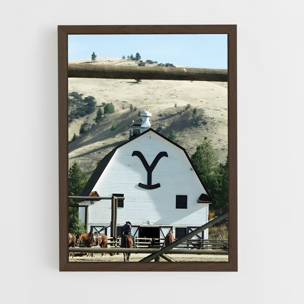 ap-dutton ranch-2 cadre Bois foncé