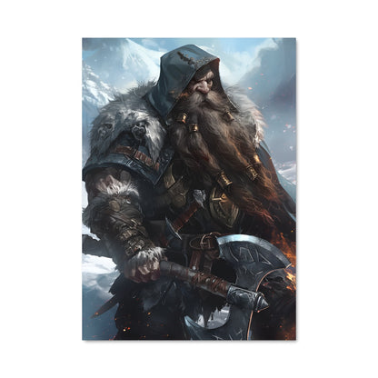 Poster Le Guerrier Barbu