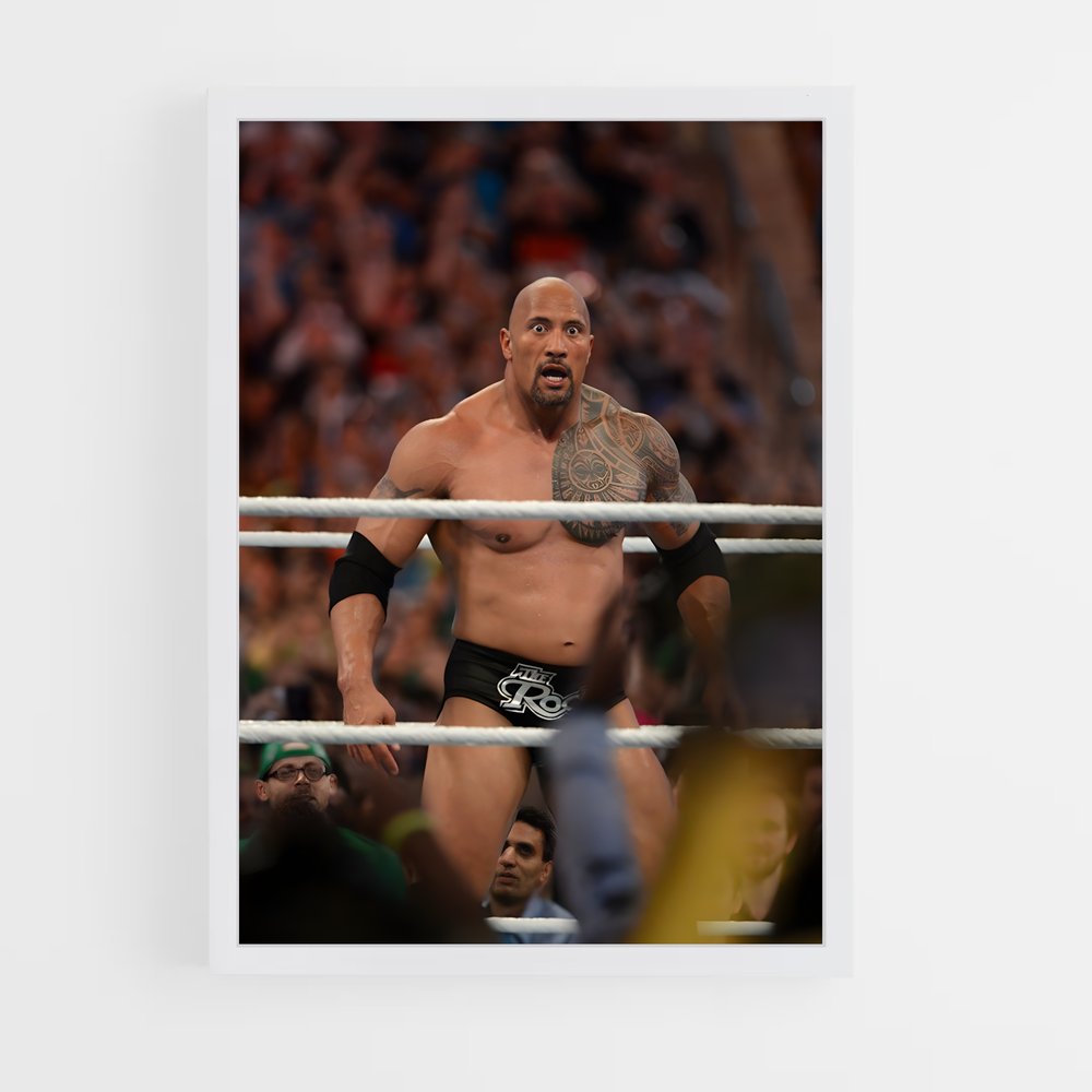 ap-dwayne johnson-3 cadre Blanc