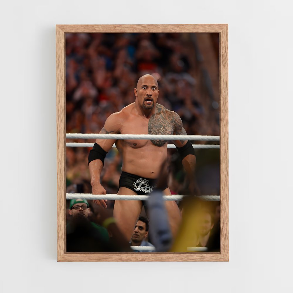 ap-dwayne johnson-3 cadre Bois clair