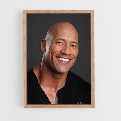 ap-dwayne johnson-5 cadre Bois clair