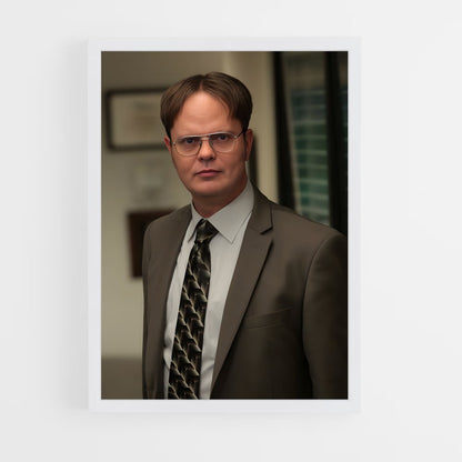 ap-dwight schrute-1 cadre Blanc