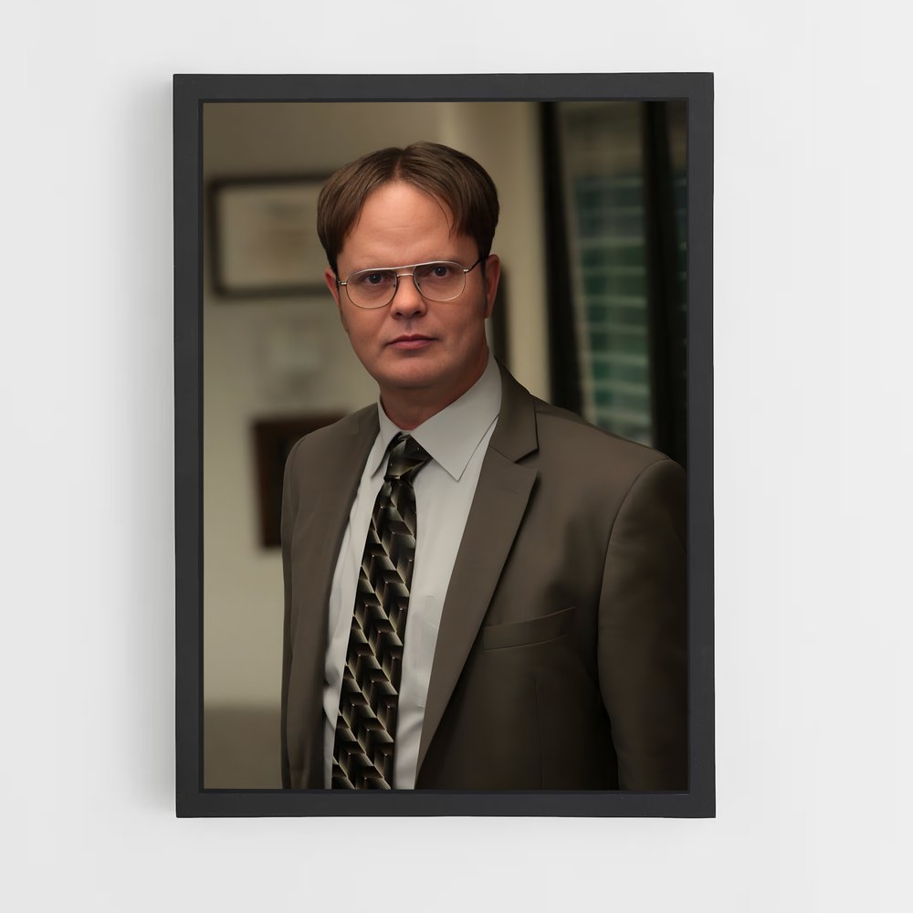 ap-dwight schrute-1 cadre Noir