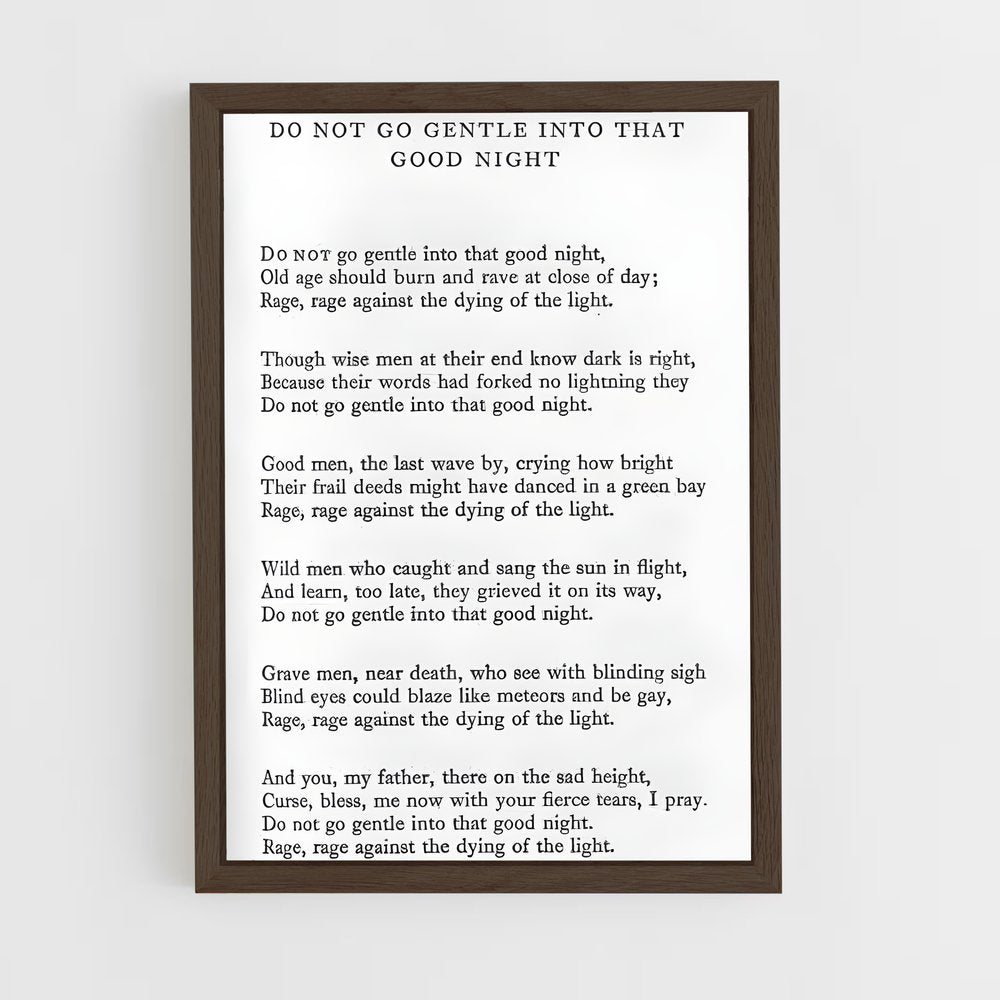ap-dylan thomas-2 cadre Bois foncé