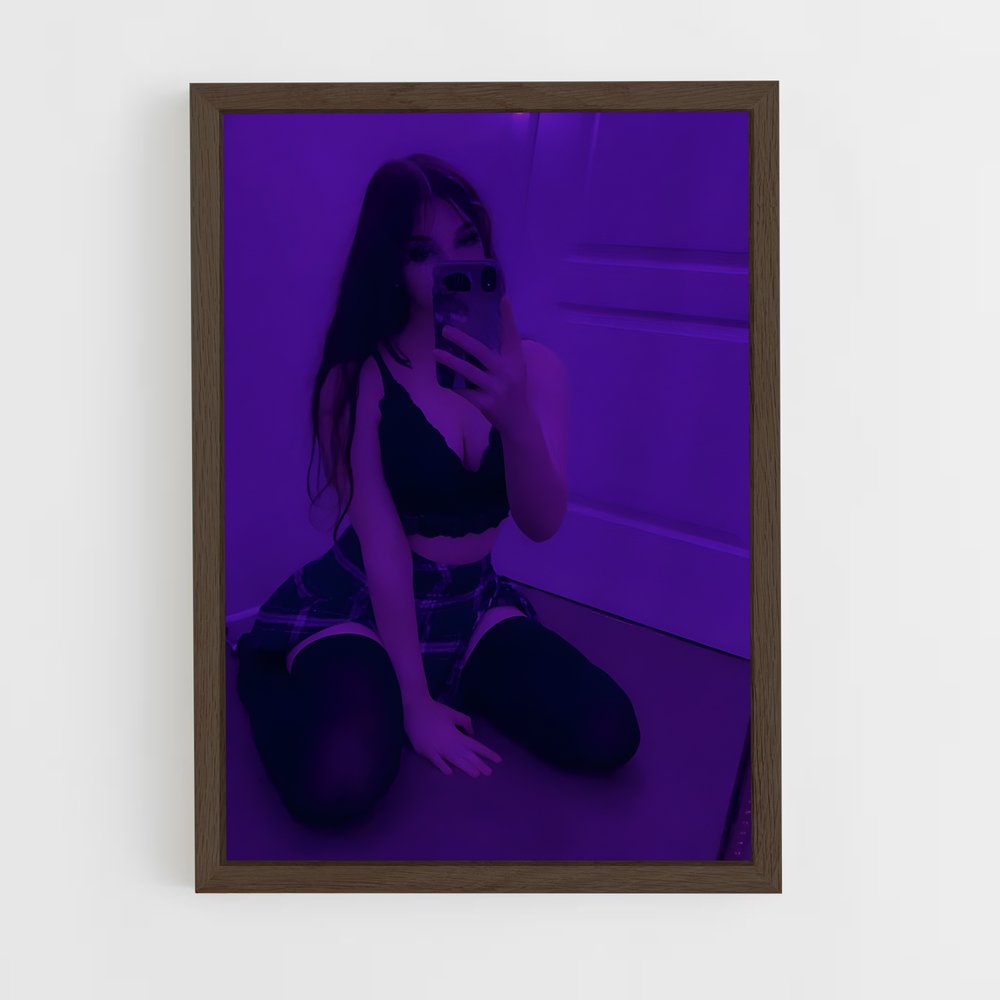 ap-e-girl-3 cadre Bois foncé