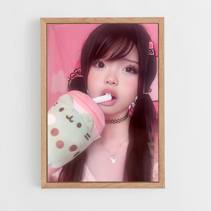 ap-e-girl-4 cadre Bois clair