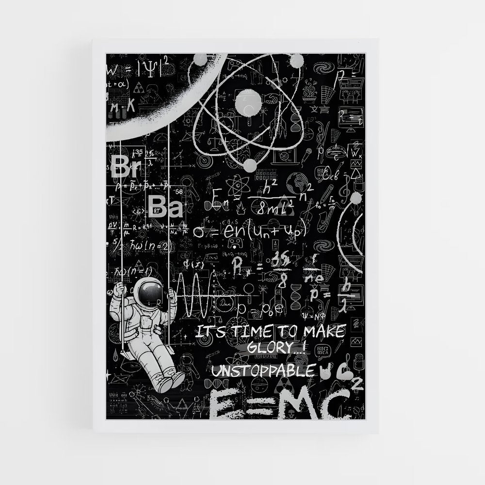 ap-e=mc2-2 cadre Blanc