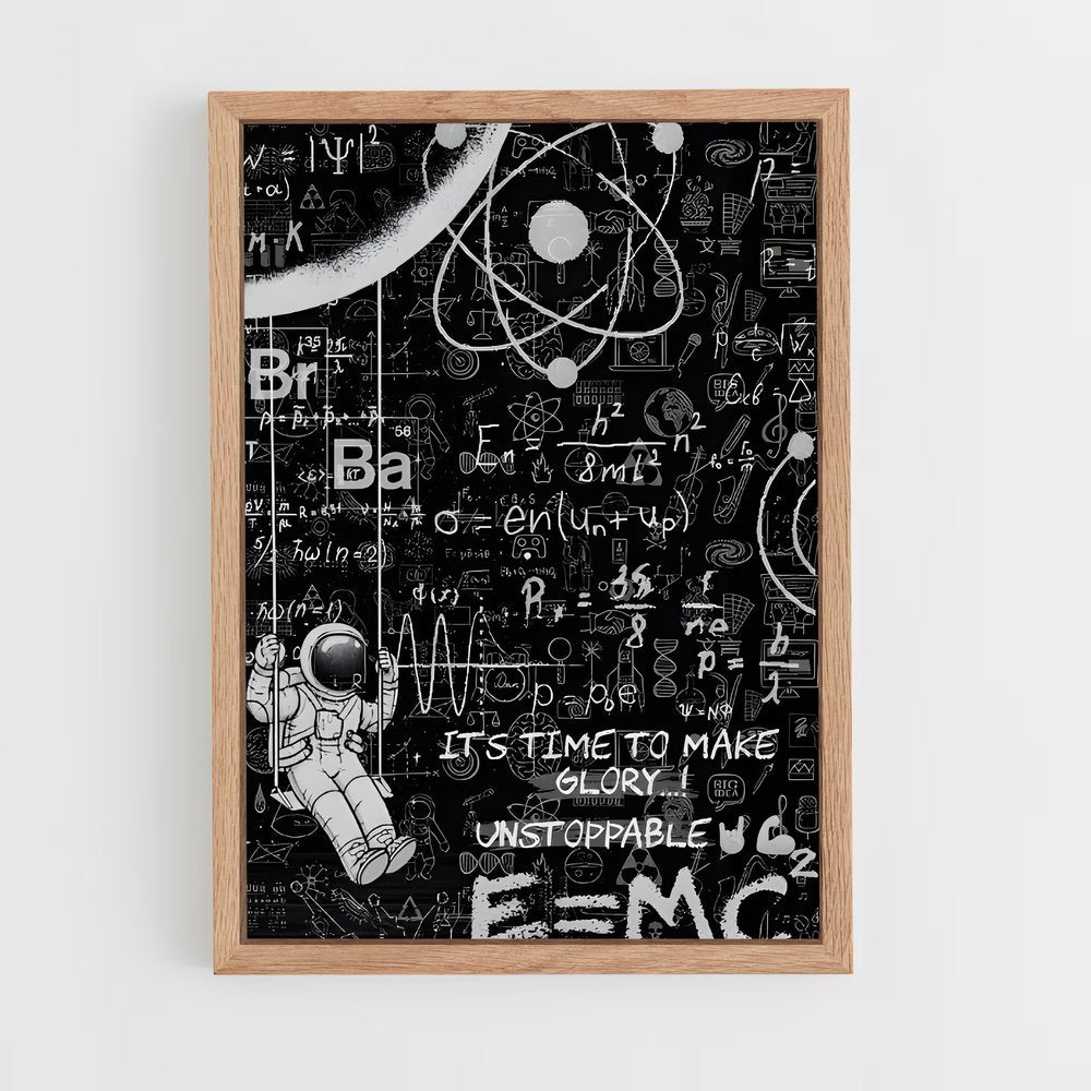 ap-e=mc2-2 cadre Bois clair