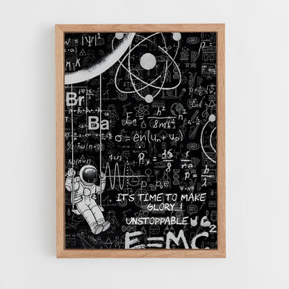 ap-e=mc2-2 cadre Bois clair