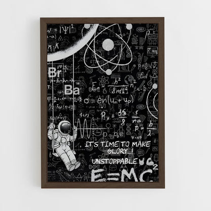 ap-e=mc2-2 cadre Bois foncé
