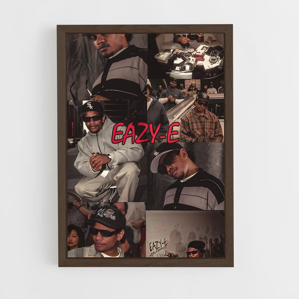 ap-eazy-e-3 cadre Bois foncé