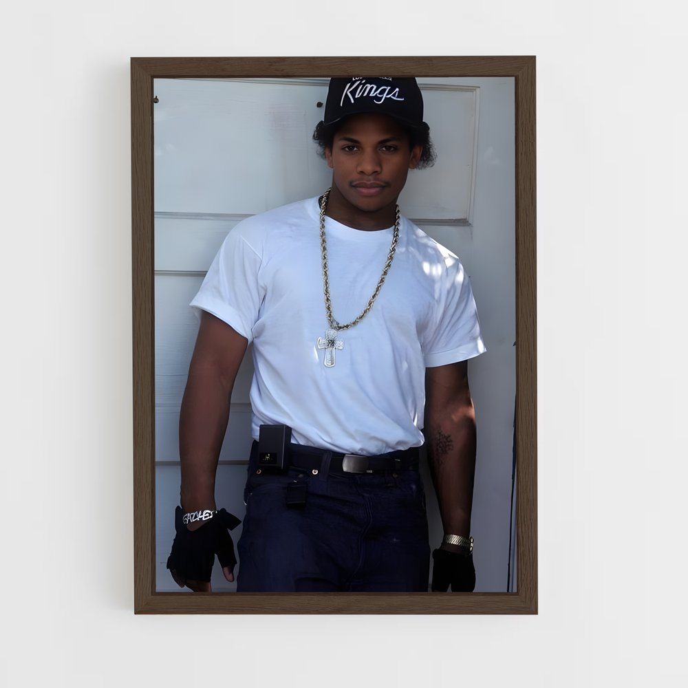 ap-eazy-e-6 cadre Bois foncé
