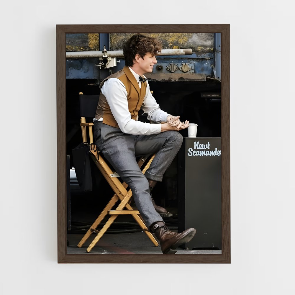 ap-eddie redmayne-5 cadre Bois foncé