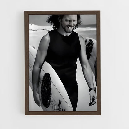 ap-eddie vedder-7 cadre Bois foncé