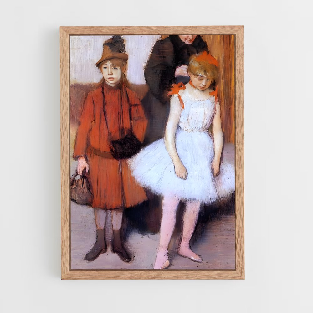 ap-edgar degas-8 cadre Bois clair