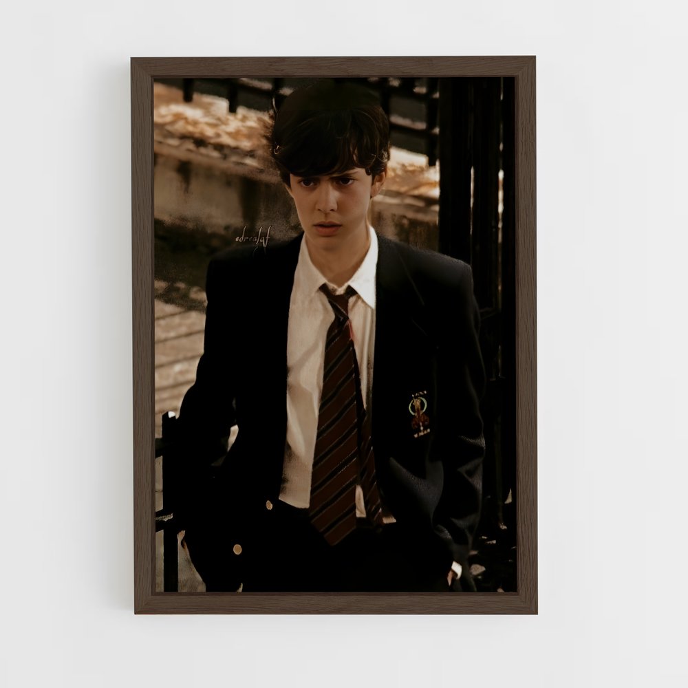 ap-edmund pevensie-2 cadre Bois foncé