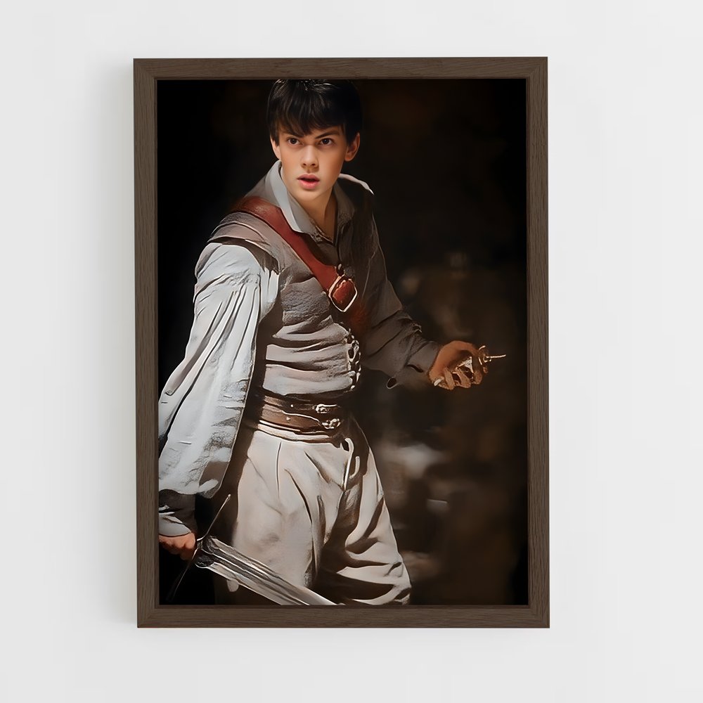 ap-edmund pevensie-4 cadre Bois foncé