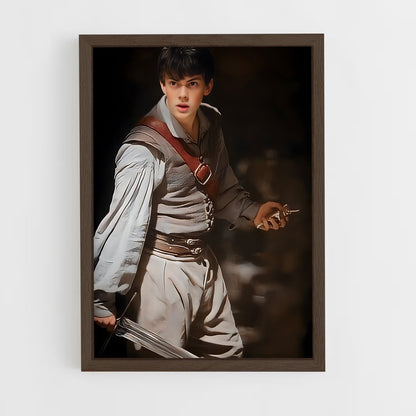 ap-edmund pevensie-4 cadre Bois foncé