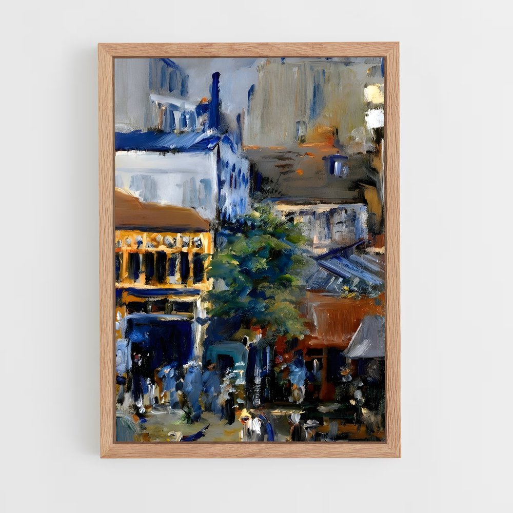 ap-edouard manet-1 cadre Bois clair