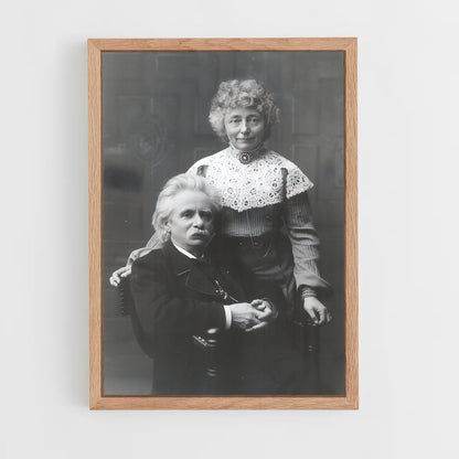 ap-edvard grieg-3 cadre Bois clair