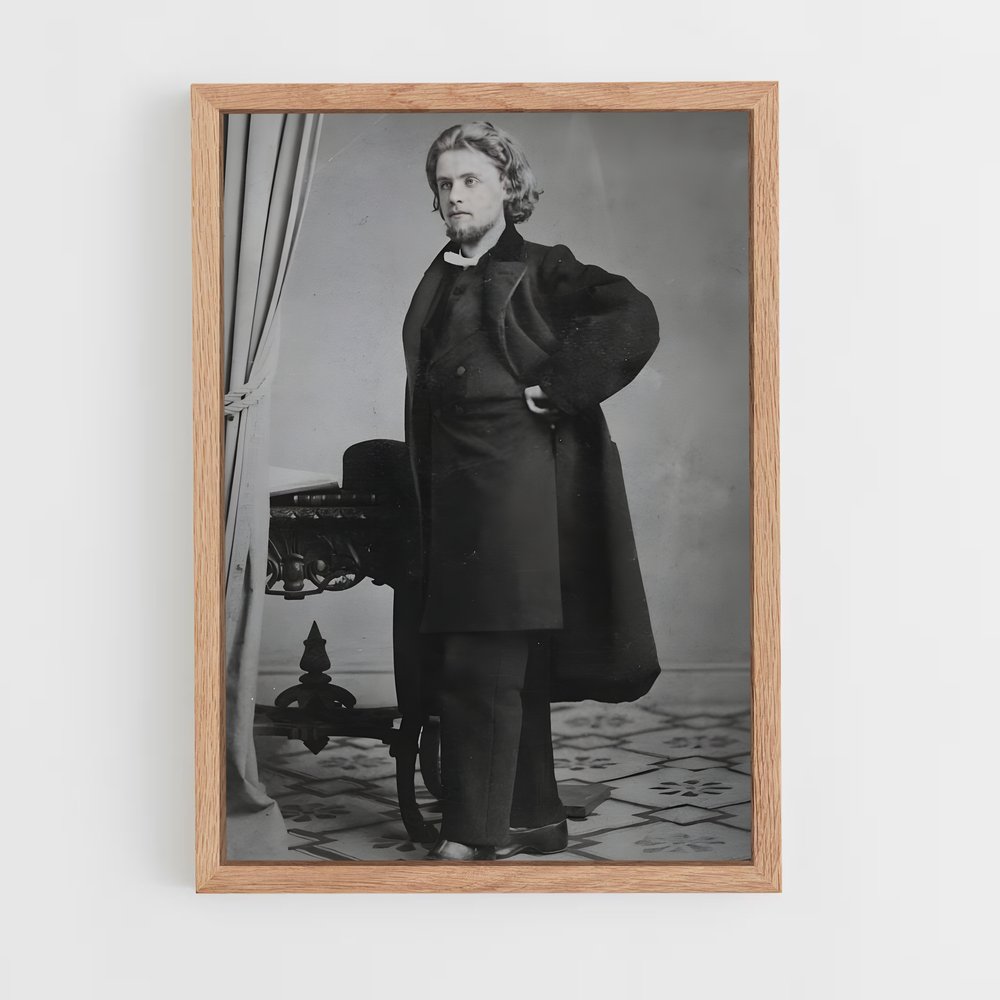 ap-edvard grieg-7 cadre Bois clair