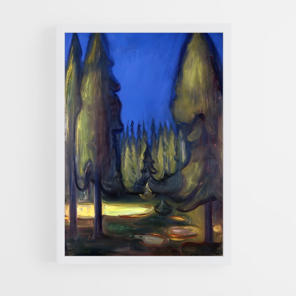 ap-edvard munch-3 cadre Blanc