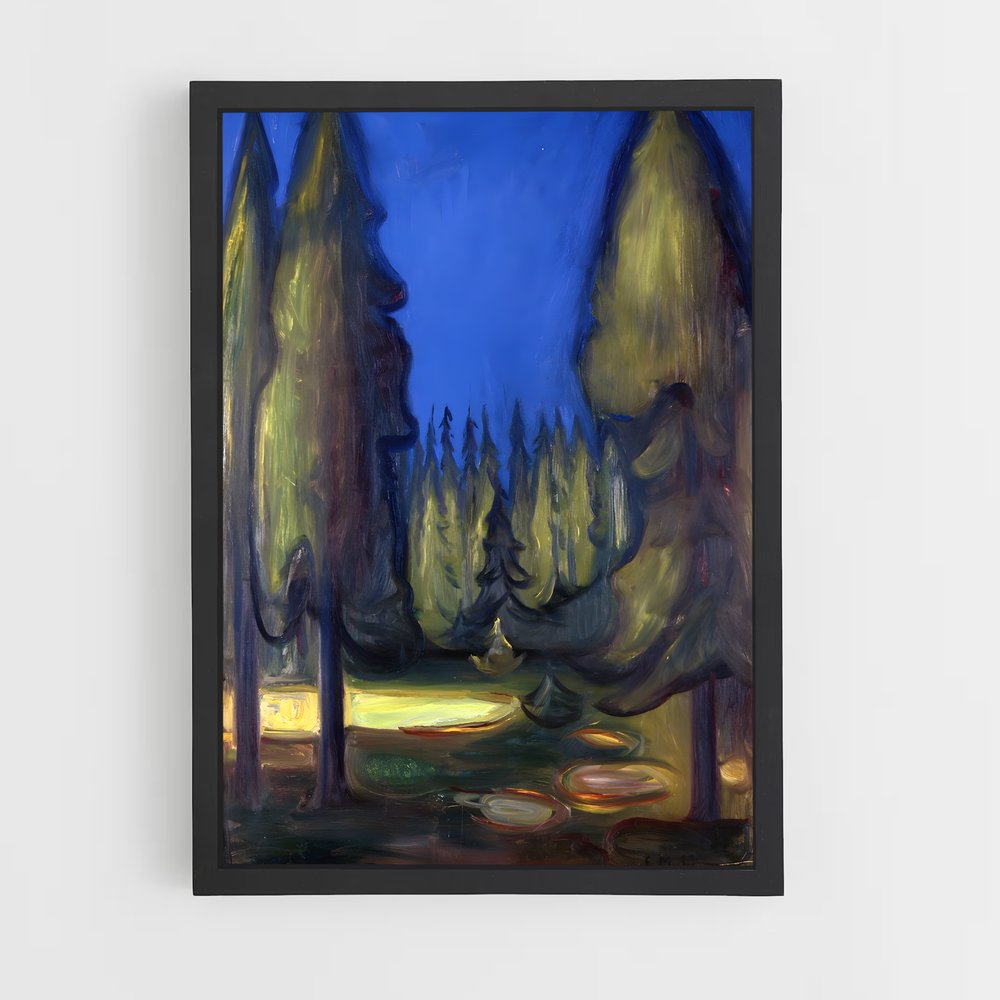 ap-edvard munch-3 cadre Noir