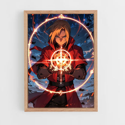 ap-edward elric-1 cadre Bois clair