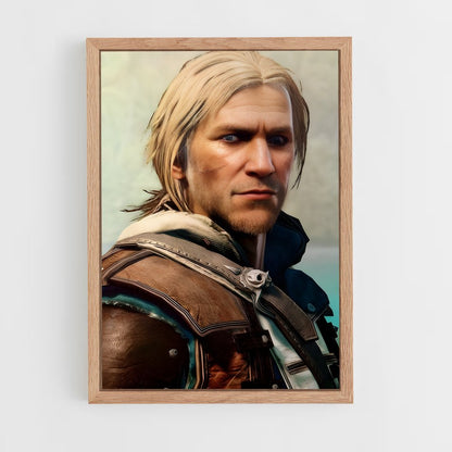 ap-edward kenway-2 cadre Bois clair