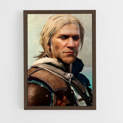 ap-edward kenway-2 cadre Bois foncé