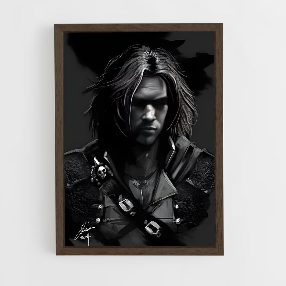 ap-edward kenway-3 cadre Bois foncé