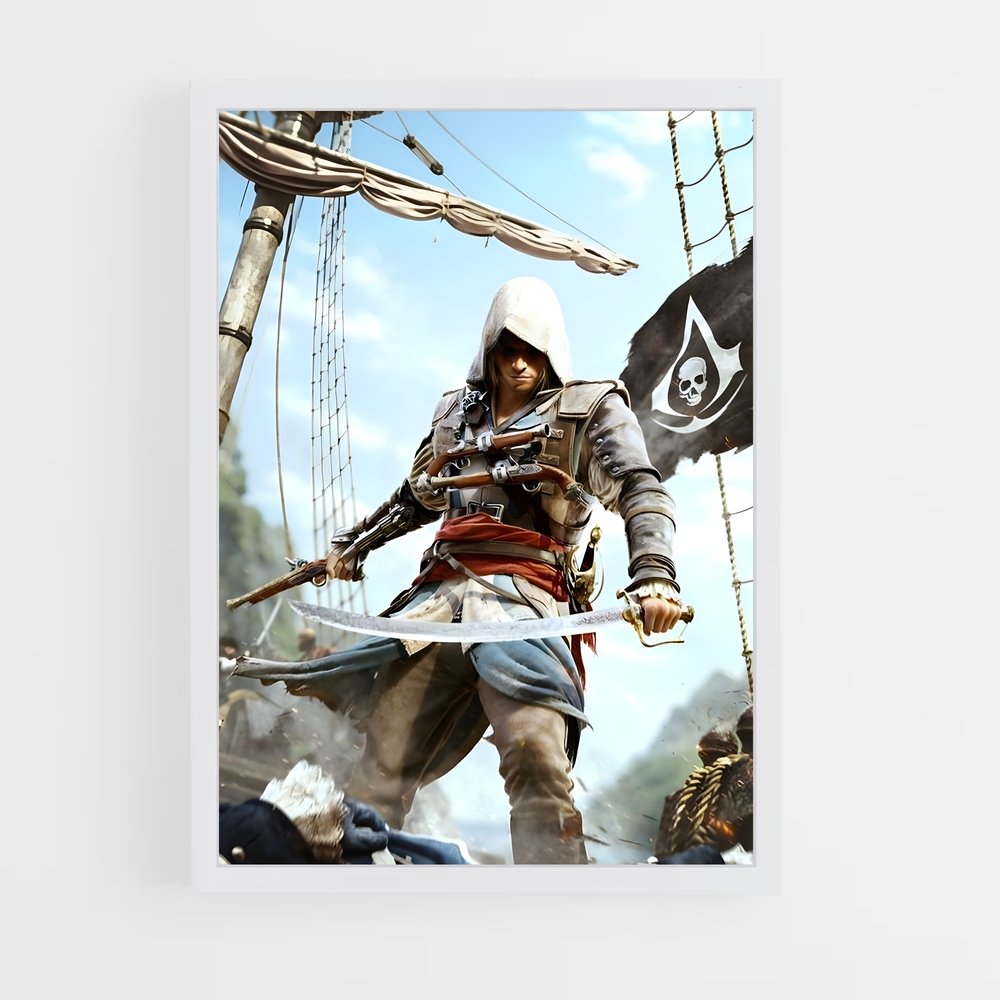 ap-edward kenway-5 cadre Blanc