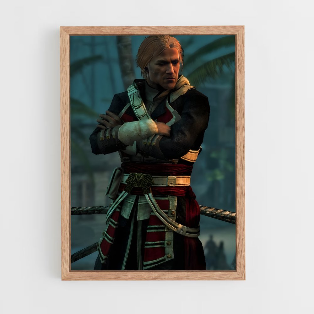 ap-edward kenway-7 cadre Bois clair
