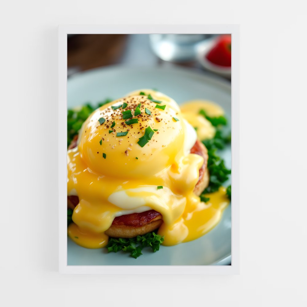 ap-eggs benedict-1 cadre Blanc