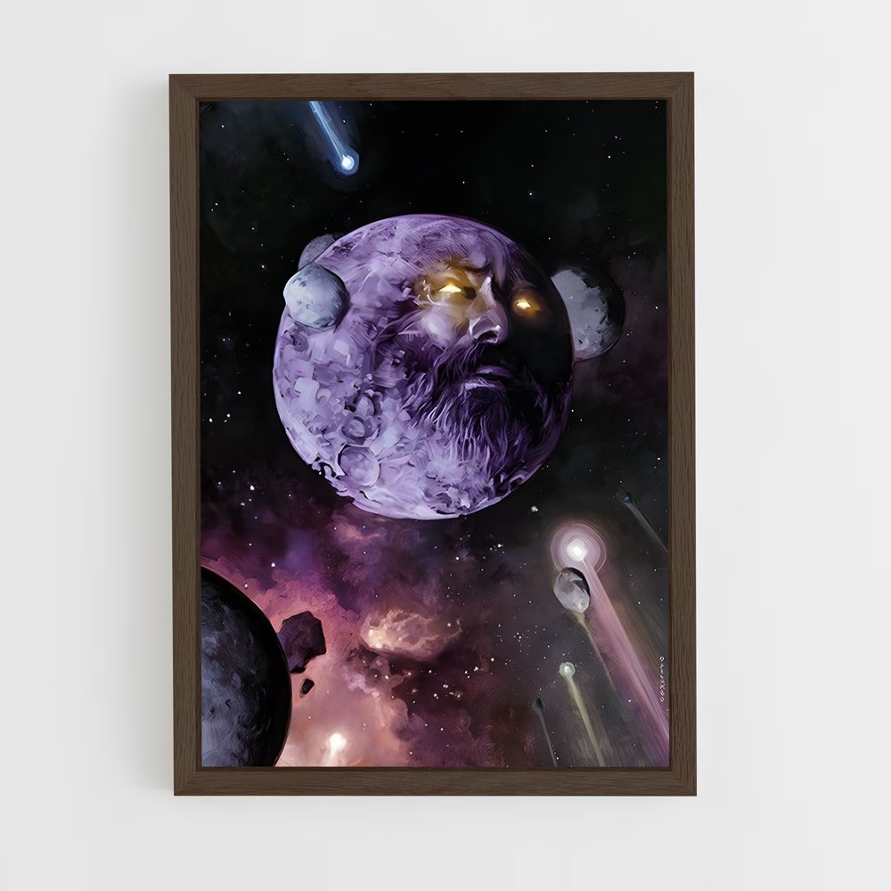 ap-ego the living planet-2 cadre Bois foncé