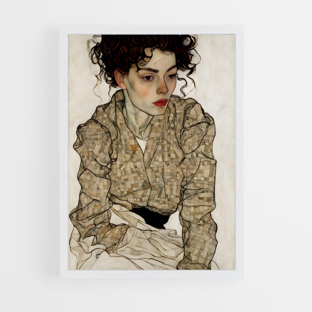 ap-egon schiele-1 cadre Blanc