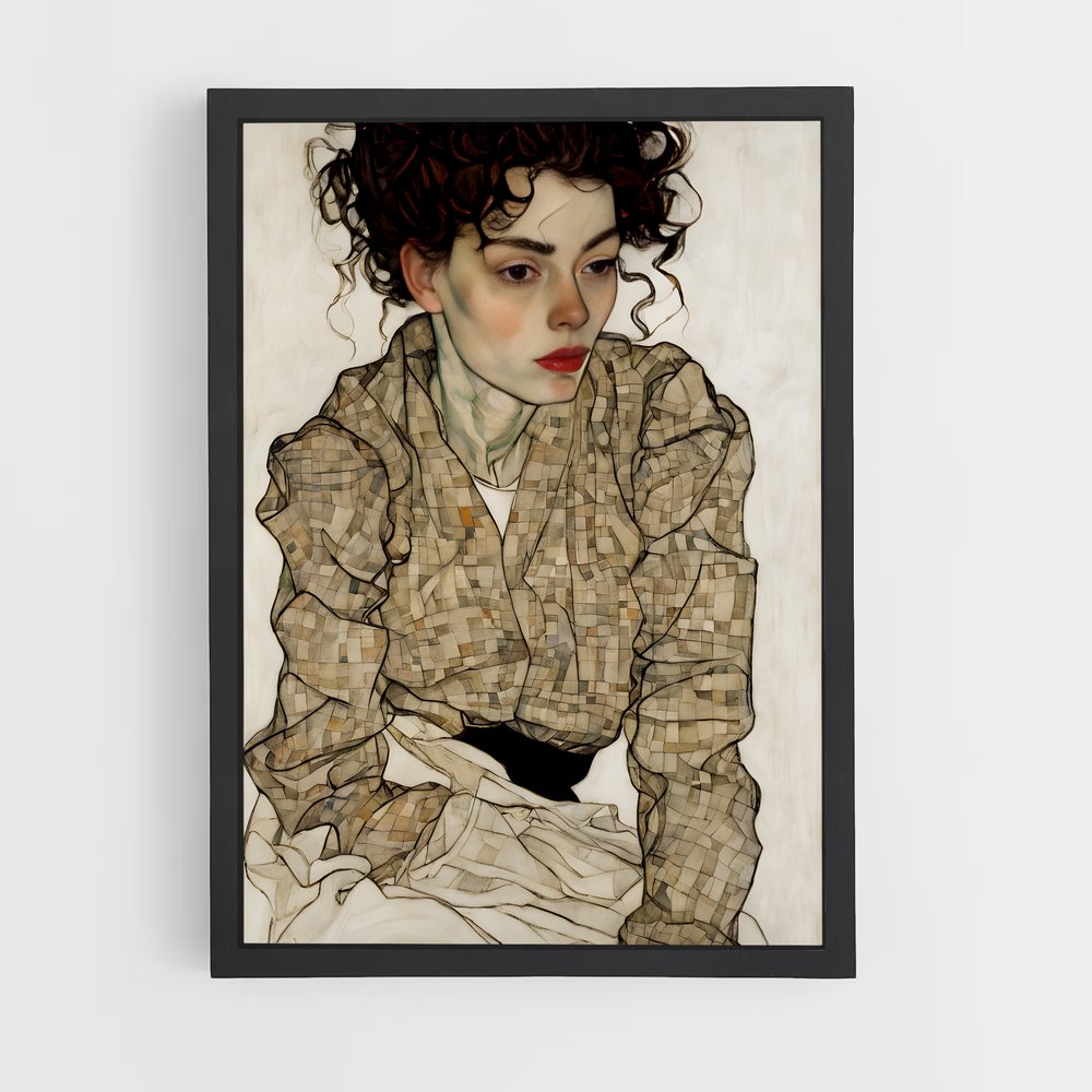 ap-egon schiele-1 cadre Noir