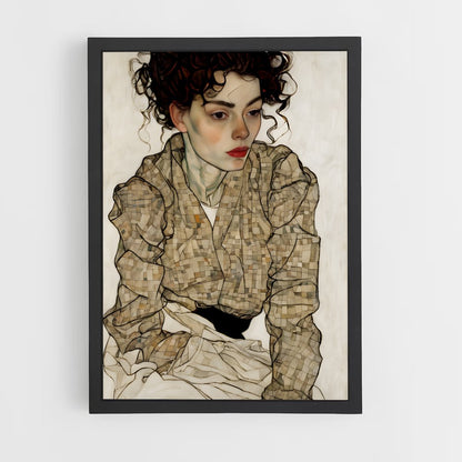 ap-egon schiele-1 cadre Noir