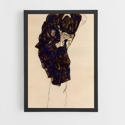 ap-egon schiele-5 cadre Noir
